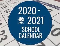 2020-2021 School Calendar & Reopening Plans