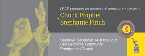 LEAP Presents an Acoustic Evening on Saturday, December 14